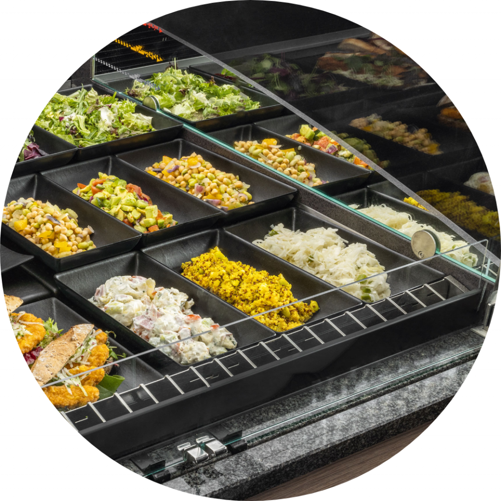 Thekenschalen für Salat