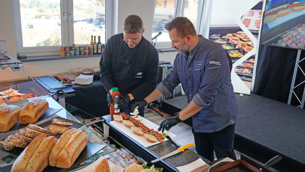 Klausmann und Wenderoth harmonieren am ersten Snackworkshop