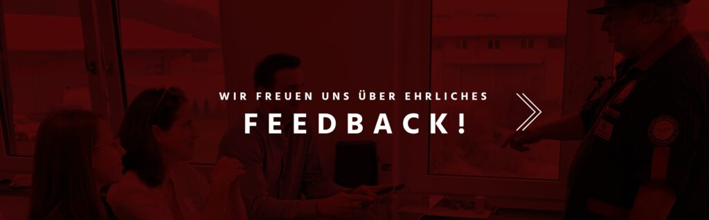 feedback geben weiter klicken