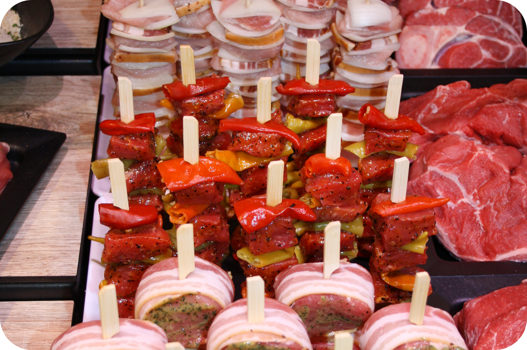 Stehaufspieße auf PricoPlex-Schalen