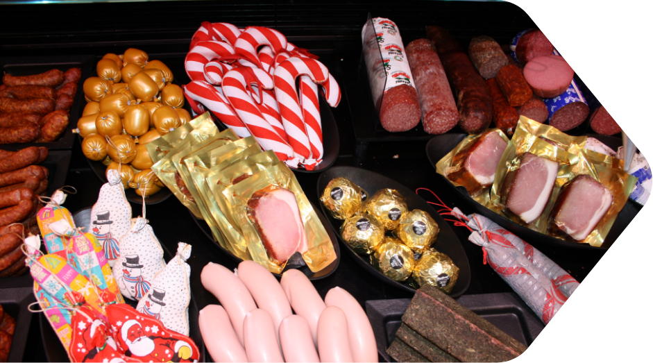 Saisonale Fleischtheke 