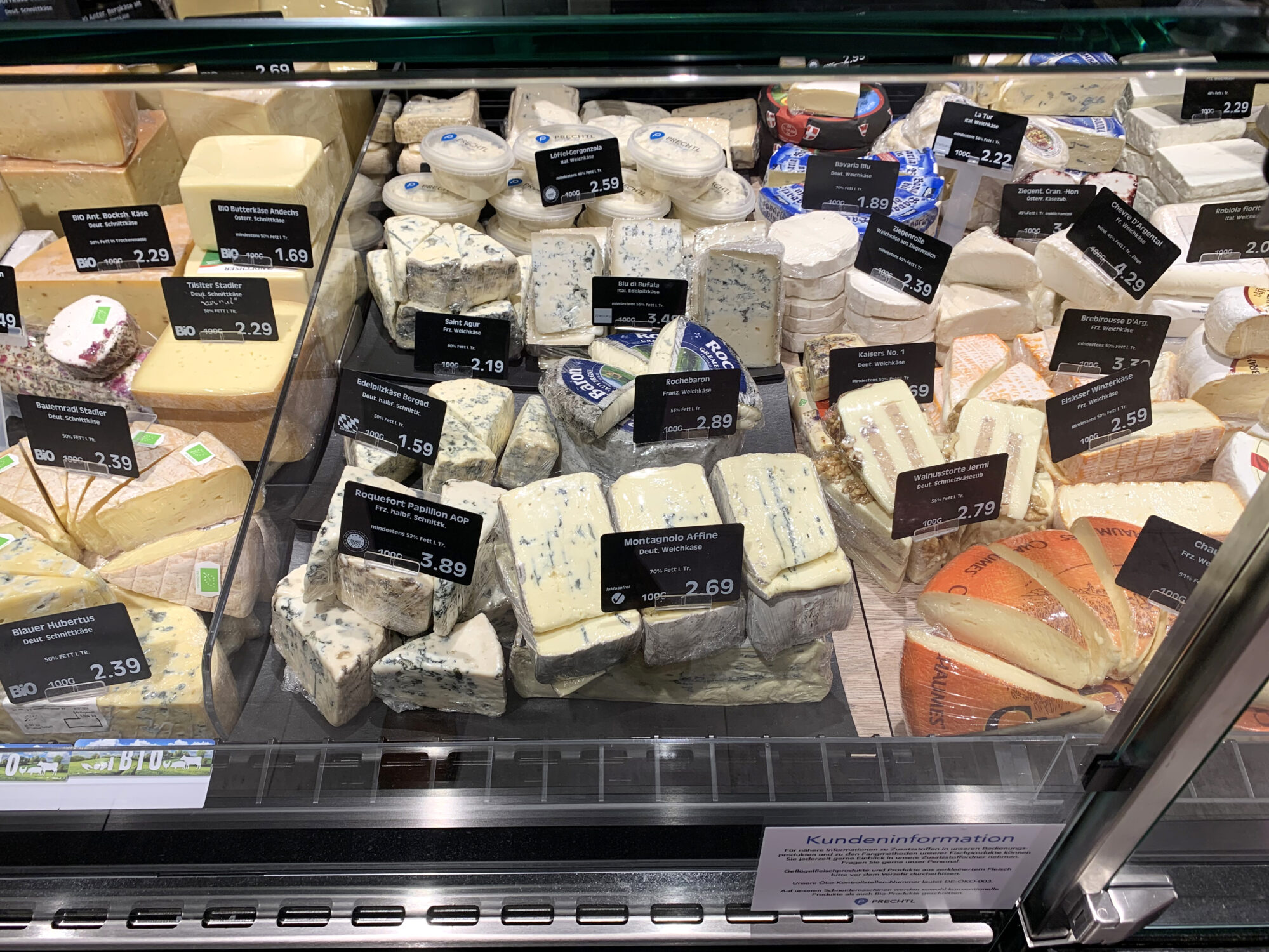 Einkaufserlebnis Käse