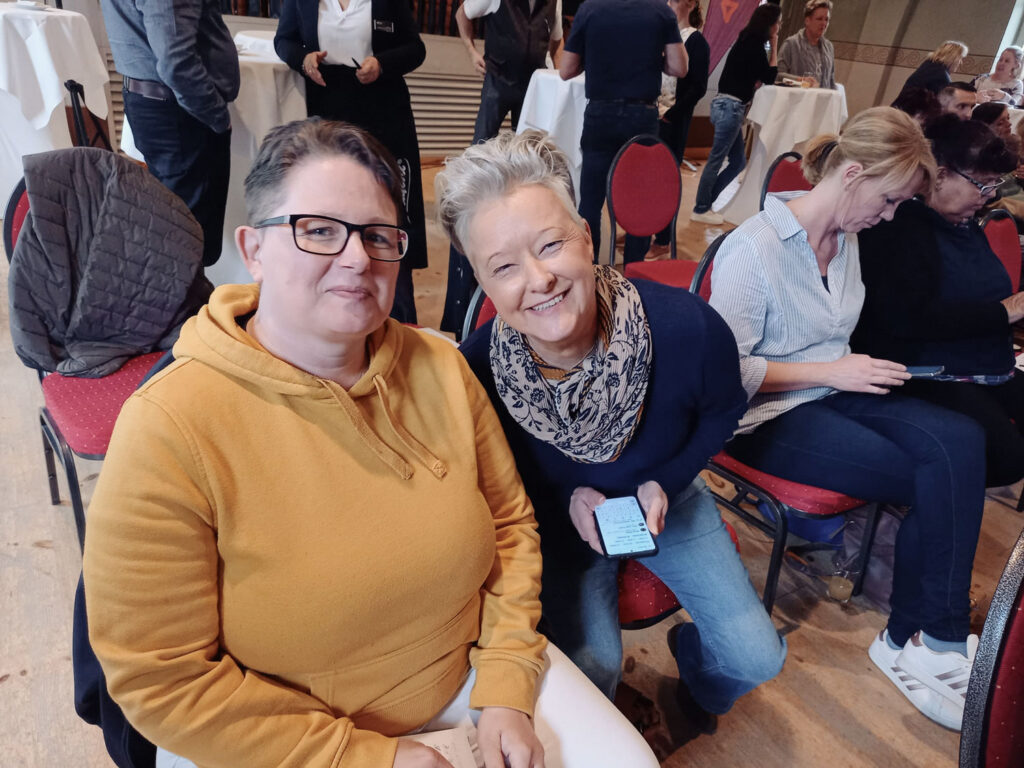 begeisterte Teilnehmerinnen am Snackworkshop 2024