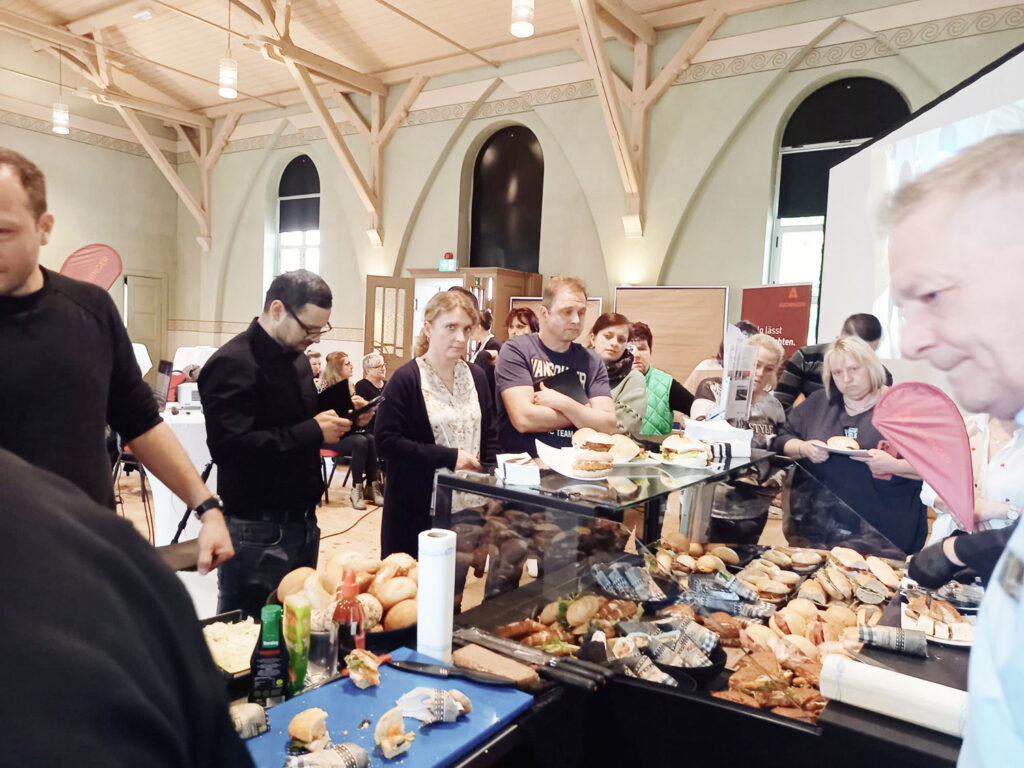 Mittagspause beim Snackworkshop 2024