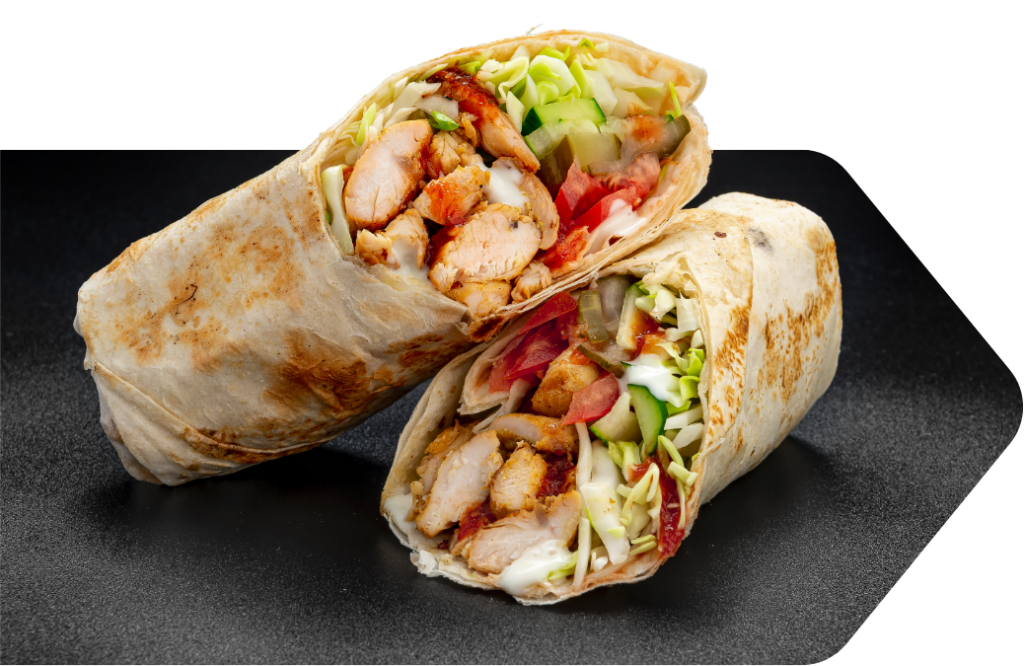 Appetitlich angerichteter Wrap beim Snackworkshop 2024