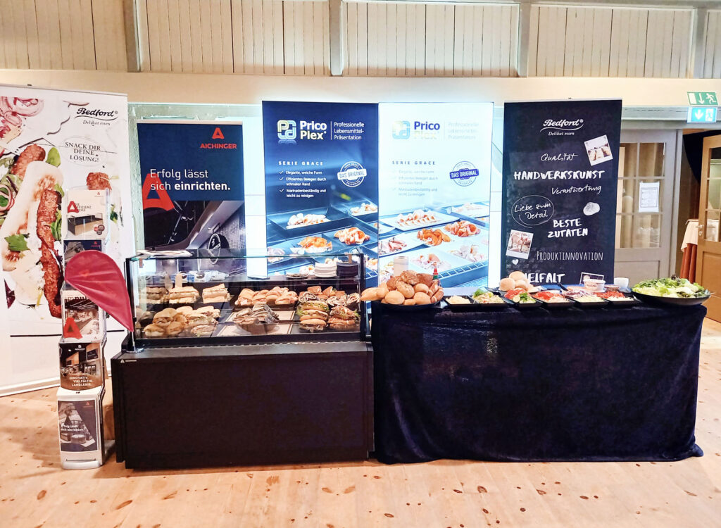 Frischetheke Thekenausstattung auf dem Snackworkshop 2024