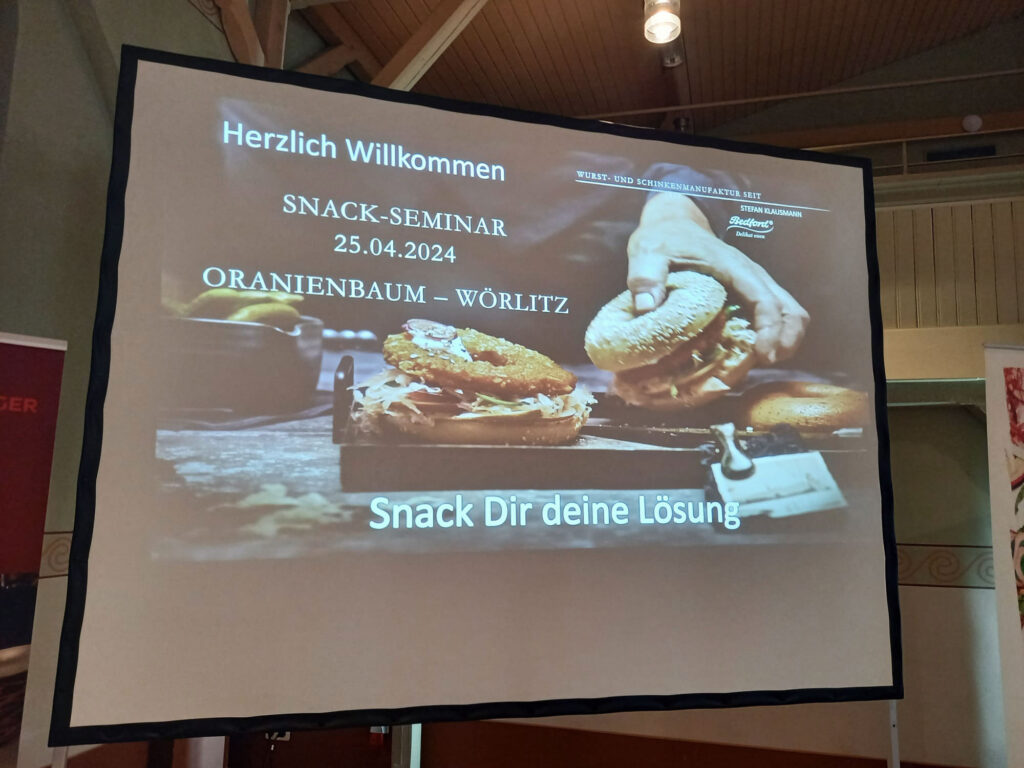 Herzlich Willkommen Snackworkshop 2024