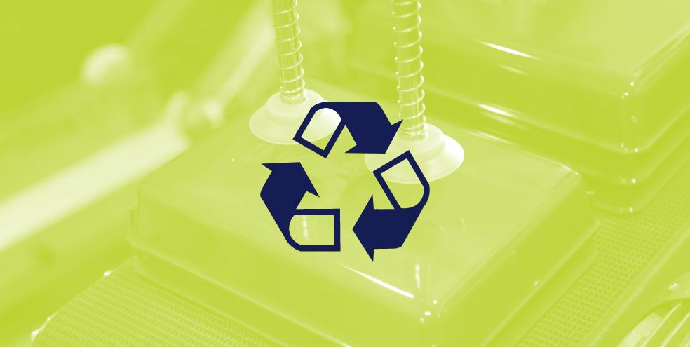 Recycelbare Thekenschalen