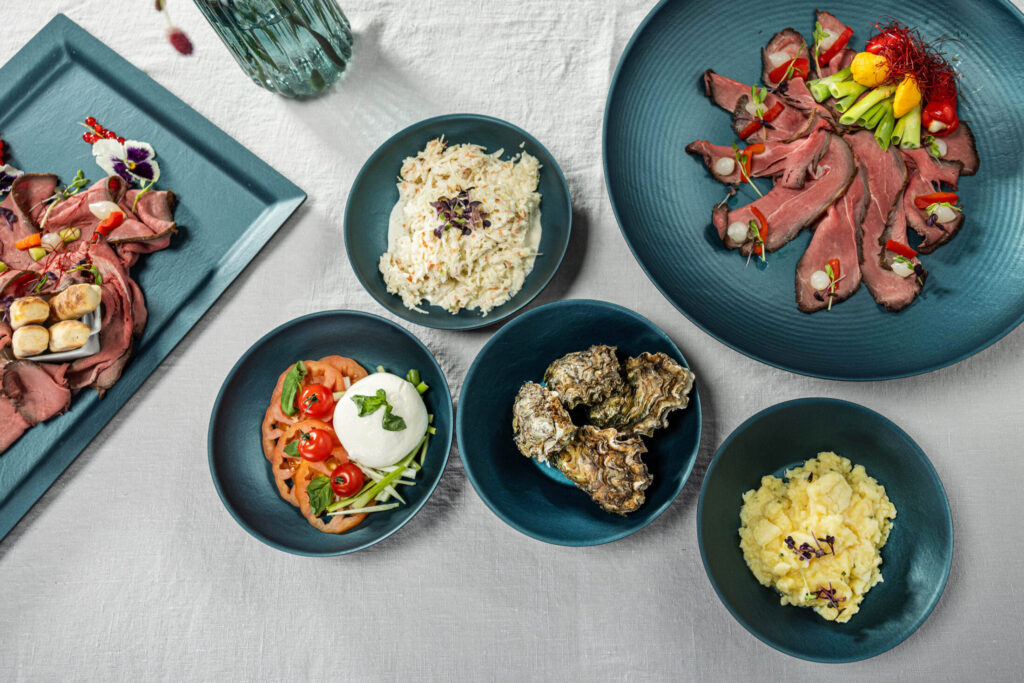 Catering: Tableware in Petrol