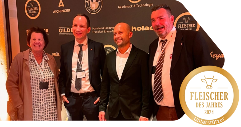 Evelyn Thunig und Jürgen David beim Fleischer des Jahres 2024