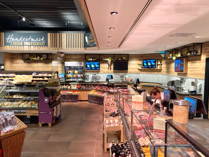 Hundermark Rewe große Frischetheke